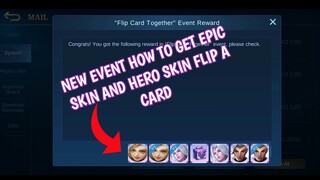 New event how to get free Epic and Hero skin in Mobile Legends Flip a Card event