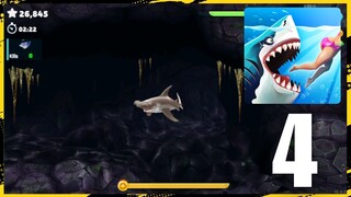 Hungry Shark World Gameplay Walkthrough Part 4 | Shark Frenzy & Ocean Chaos | Android iOS Emulator