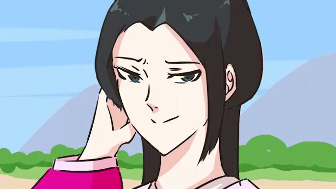 Smiling with toothache can be charming! The ancients had a strong aesthetic sense