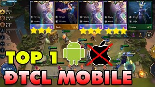 Nhân phẩm vô cực với TOP 1 Đấu Trường Chân Lý Mobile, chơi ngon chả kém gì PC | TFT Mobile