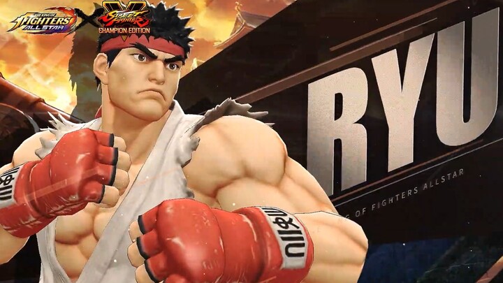 "King of Fighters All Star" Crossover: Character Introduction – Ryu from "Street Fighter V"