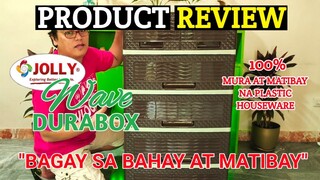 JOLLY PLASTIC WAVE DURABOX Product Review | MURA AT MATIBAY NA PLASTIC HOUSEWARES