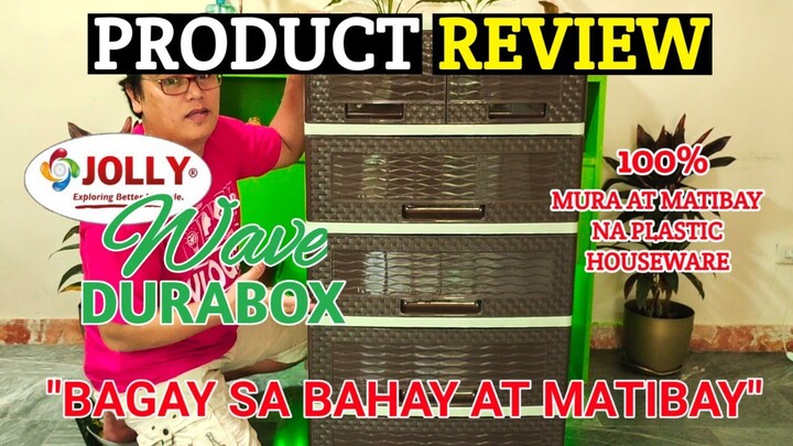 JOLLY PLASTIC WAVE DURABOX Product Review | MURA AT MATIBAY NA PLASTIC HOUSEWARES