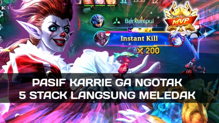 PASIF KARRIE GA WARAS TANK LANGSUNG LUMAS