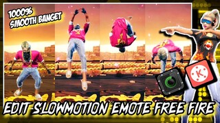 TUTORIAL EDIT EFEK SLOWMO EMOTE FREE FIRE VIRAL DI ANDROID