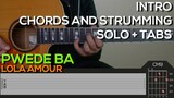 Lola Amour - Pwede Ba Guitar Tutorial [INTRO, SOLO, CHORDS AND STRUMMING + TABS]