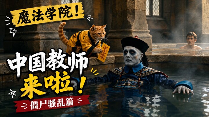 “The Chinese Teacher at the Magic Academy” Episodes 1–6: The Zombie Uprising Arc