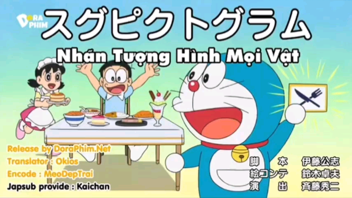 Doraemon Vietsub - Nhãn Hình Tượng Mọi Vật - Phần 1