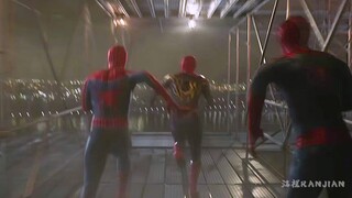 【蜘蛛侠三代同框/1080p】正片来了！三个蜘蛛侠同时对付三个反派的名场面