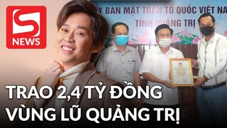 Đại diện NS Hoài Linh vừa trao 2,4 tỷ ủng hộ bà con vùng lũ, tiết lộ kế hoạch tương lai