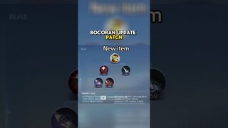 Bocoran Update Patch Item Mobile Legends