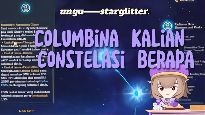 spill konstelasi dan penjelasan columbina