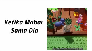 Perbedaan Ketika mabar roblox dengan bro dan dia