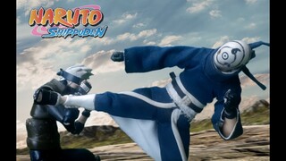 NARUTO stop motion-kakashi hatake vs obito uchiha