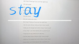 [Âm nhạc]Cover bài hát <Stay>: Hát ở kí túc xá