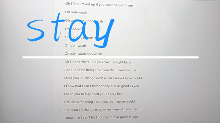 [ดนตรี]คัฟเวอร์ <Stay>: ร้องเพลงในหอพัก