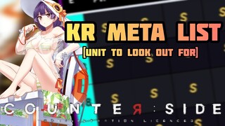 Counter:Side - KR Meta Tier List [Units To Look Out For!]