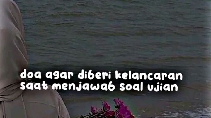 Doa buat ujian  (๑'ᴗ')ゞ