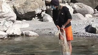 FISHING WITH CAST-NET | HIMALAYAN TROUT FISHING | ASALA FISHING |