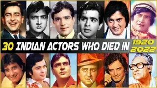 bollywood actors death list of all time 1920 to 2022, 30 popular bollywood actors who died till now