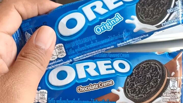 Bánh quy #oreo có 2 hương vị