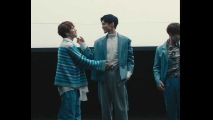 Mmfk exchanging sweet smiles and door handle folks with deep-seated grudges