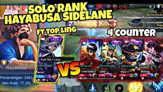 SOLO RANK Stenly HAYABUSA SIDELANE VS 4 COUNTER FT TOP SINGAPORE Mobile Legends