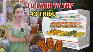 Ty Thy mua tủ lạnh 43 triệu đựng khô cá lóc và xoài lắc cóc lắc - Ty Thy Vlog Gỏi đu đủ