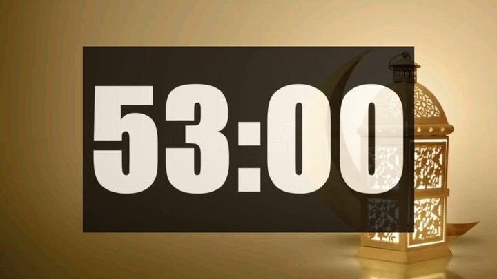 53 Minute Timer | Loud Alarm | Time call