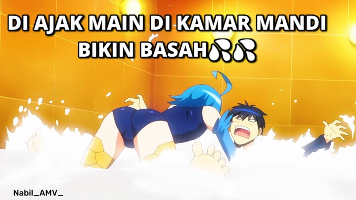 DI AJAK MAIN DI KAMAR MANDIBIKIN BASAH💦💦