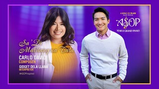 Gidget Dela Llana sings Sa 'Di Mabilang na Tala by Carlo David | ASOP 8 Grand Finals