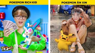 Rich Kid VS Ăn Xin - Đường Đua Huấn Luyện Viên POKEMON Siêu Cấp!