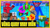 [ Lớp Học Quái Vật ] VÒNG QUAY MAY MẮN ( Huggy Wuggy ) | Minecraft Animation