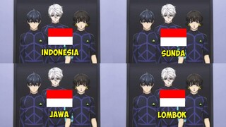 Parody 4 Bahasa || Tim Terkuat Blue Lock