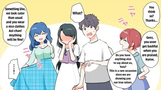 【Manga】When I was on my way home, 3 pretty girls talked to me. _
