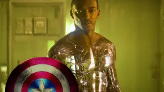 Falcon: I can't beat the mechanical ascension. I'm Captain America!