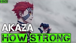 How Strong is Akaza | Upper Moon 3 | 12 Kizuki | Demon Slayer | in Hindi | Anime Mist |