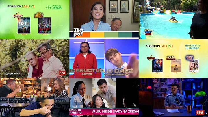 ABS-CBN sa ALLTV2 Commercial Break September 12 & 13, 2026 (Weekend Saturday & Sunday)