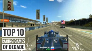 Top 10 Best MOBILE Racing Games of The Decade ( 2010 - 2019 ) HD