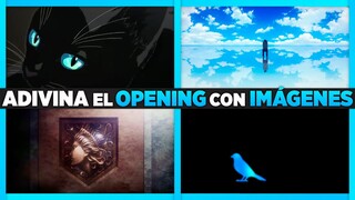 ADIVINA el OPENING de ANIME con IMÁGENES 💙 ¿Cuánto sabes de anime? TEST de ANIME | Anime QUIZ 💙