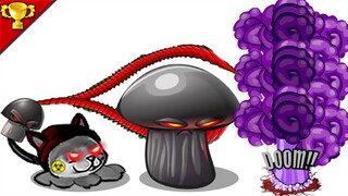 Plant vs Zombies ✔️Cattail and Doom Shroom Mod Shroom Version -- PVZ funny moments  2022 🅿164