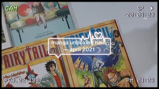 🥀 manga unboxing haul — end of april ‘21 | philippines