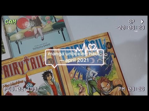 🥀 manga unboxing haul — end of april ‘21 | philippines