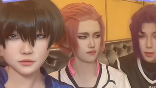 【Blue Prison】Four people having dinner together, three of them don't want to talk