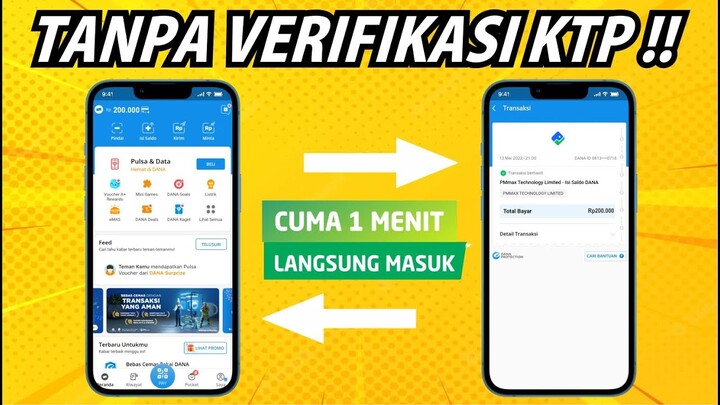 Cara Transfer Saldo Dana Tanpa Upgrade Premium Terbaru 2022