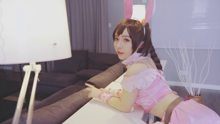 Let this female man wear Xiao Wu's COS clothes from "Douluo Dalu". Is this a soft-bone charm rabbit?