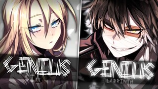 ◤Nightcore◢ ↬ Genius [Switching Vocals]