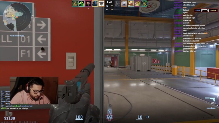 【CS2】Fallen USP Pistol Round Multi-Kill | Nuke Clutch Highlights ⚡️
