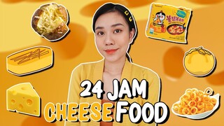 24 JAM CUMA MAKAN YANG RASA KEJU! ENEK/ENAK?