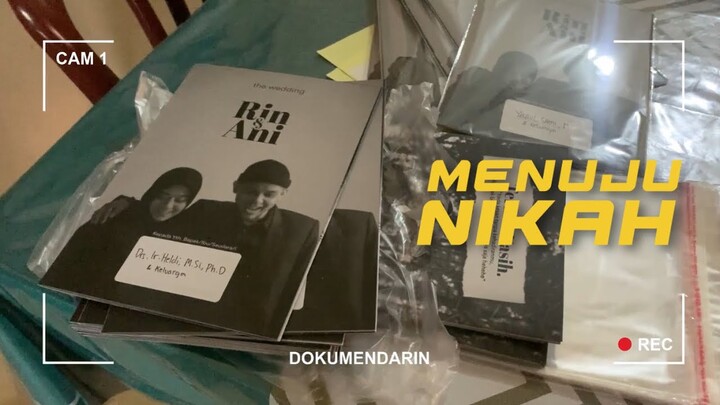 Siapin Undangan dan Fiting lagi | Menuju Nikah